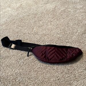 Athleta Maroon Belt Bag